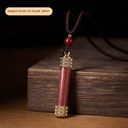 Cinnabar Pendant Women's Natural Cinnabar Stone – Jewelry Gift Ideas — 2