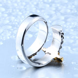 Titanium Steel Electroplated Men's Dragon Sword Ring – Gifts for Him — 3