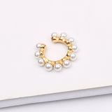 Alloy Geometric C Pearl Earrings – Small Gift Ideas — 8
