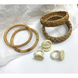 Woven rattan bracelet – Jewelry Gift Ideas — 1