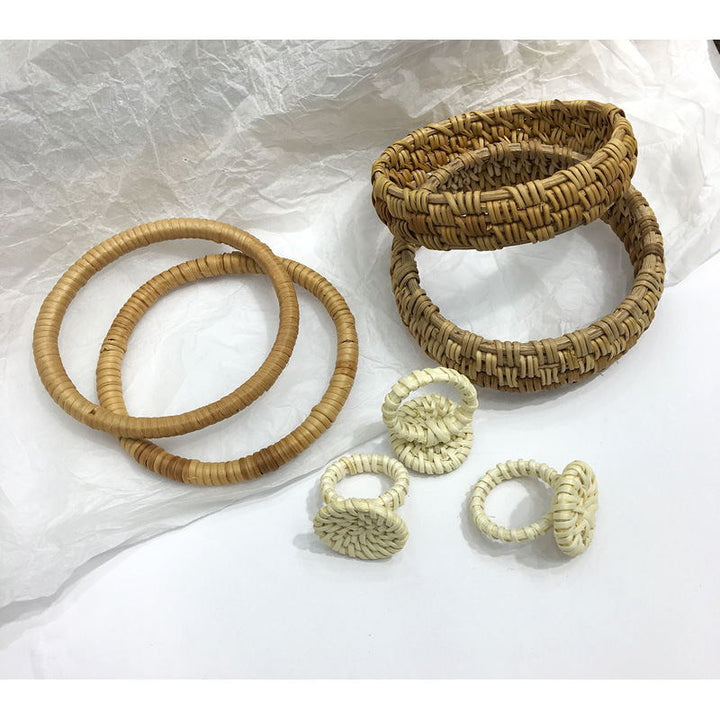 Woven rattan bracelet – Jewelry Gift Ideas — 1