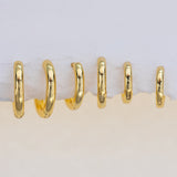 Smooth Ear Buckle Set 18K No Fading – Stylish Gifts — 3