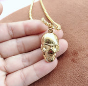 Mens Fashion Simple Skull Pendant Necklace – Jewelry Gift Ideas — 8