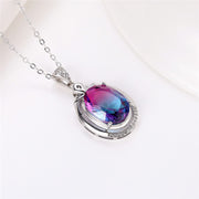 Fashion Color Crystal Short Pendant Collarbone – Jewelry Gift Ideas — 4