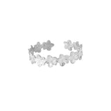 Female Fashion Hollowed-out Flower Stainless Steel – Stylish Gifts — 13