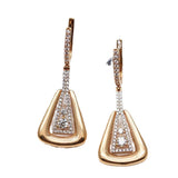 Zircon Earrings Rose Gold Plated All-match Simple – Gift Ideas — 5