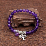 Natural Purple SPAR Hand Chain tree Pendant – Jewelry Gift Ideas — 4