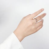 S925 Sterling Silver Ring Simple Opening Adjustable – Meaningful Gifts — 3