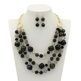 Exaggerated Resin Multilayer Collarbone Necklace – Jewelry Gift Ideas — 4