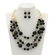 Exaggerated Resin Multilayer Collarbone Necklace – Jewelry Gift Ideas — 4