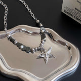 Vintage Five-pointed Star Necklace Sweater Chain – Jewelry Gift Ideas — 4