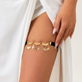 Tassel Leaf Elastic Band Thigh Chain Female – Gifts for Her — 3