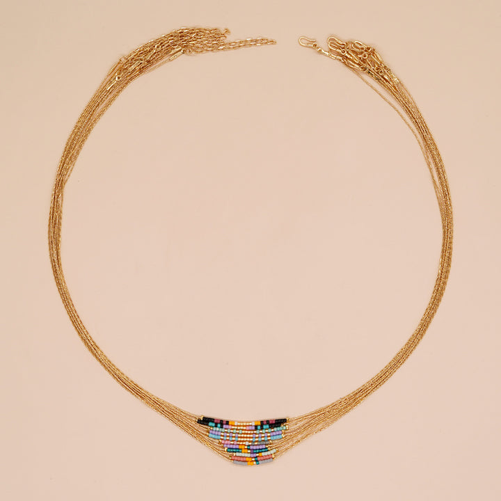 Women's Simple Gold Thread Fine Rice Bead – Jewelry Gift Ideas — 1