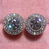 Moissanite Ear Studs Full Diamond – Useful Gifts — 4