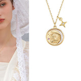 Silver And Gold Coin Clavicle Chain – Jewelry Gift Ideas — 5