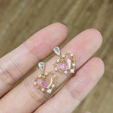 Sweet Love Hollow Ear Stud – Gifts for Couples — 2