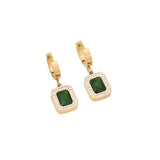 Diamond Emerald Zircon Necklace Stainless Steel – Jewelry Gift Ideas — 2