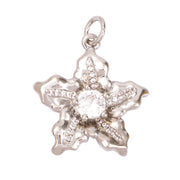 Pure Copper Micro-inlaid Color Flower Zircon Hollow – Small Gift Ideas — 3