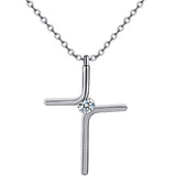 Cross Pendant New Simple Necklace Titanium Steel – Jewelry Gift Ideas — 2
