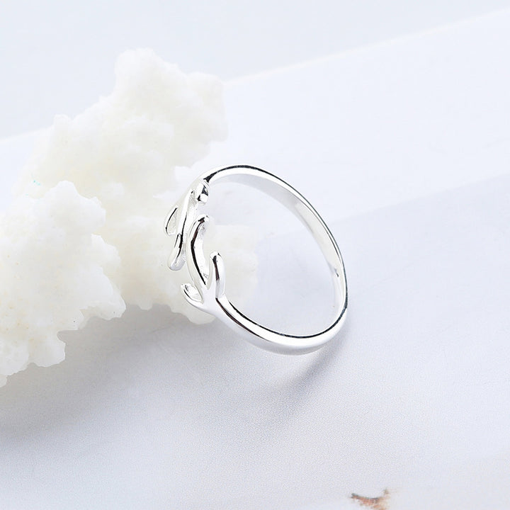 Small Animal Elk Horn Ring Simple Fashion Creative – Stylish Gifts — 1