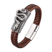 Titanium Steel Leather Rope Simple Bracelet – Jewelry Gift Ideas — 9