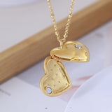 Love Inlaid Small Diamond Long Necklace Female – Jewelry Gift Ideas — 3