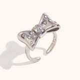 Women's Retro Fashion And Personalized Bow Ring – Stylish Gifts — 2