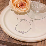 Niche Refined Zircon Bow Bracelet For Women – Jewelry Gift Ideas — 6