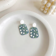 Flowers And Leaves Transparent Acrylic Earrings – Stylish Gifts — 2