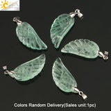 Crystal Pendant Hand-Cut Green Fluorite Angel – Jewelry Gift Ideas — 4