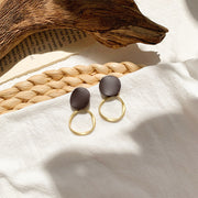 Autumn and winter geometric earrings female – Gifts for Her — 13
