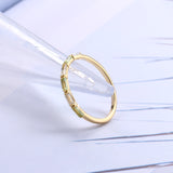 Versatile Rectangular Natural Crystal Overlay Ring – Gifts for Kids — 2