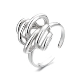 Twisted and Twisted Metal Thai Silver Ring – Meaningful Gifts — 5