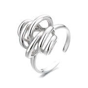 Twisted and Twisted Metal Thai Silver Ring – Meaningful Gifts — 5