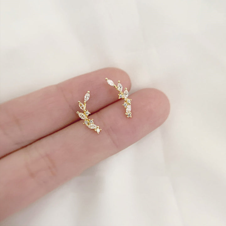 Pure Silver Special Zircon Grain Temperament – Holiday Gift Ideas — 1