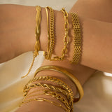 Stainless Steel Ornament Bracelet Female – Jewelry Gift Ideas — 1