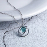 Planet necklace, crystal necklace, female – Jewelry Gift Ideas — 5