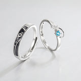 S925 Sterling Silver Dream Planet Couple Ring – Gifts for Couples — 2