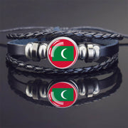 World Flag Bracelet Woven Twisted – Jewelry Gift Ideas — 2