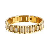 Men's Stainless Steel Electroplated Diamond – Jewelry Gift Ideas — 3