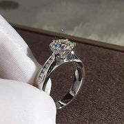 Fashion Six Claw Cubic Zircon Crystal Ring – Stylish Gifts — 1
