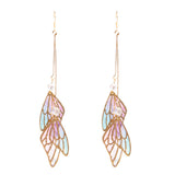 Japanese Handmade Gradient Butterfly Earrings – Stylish Gifts — 2
