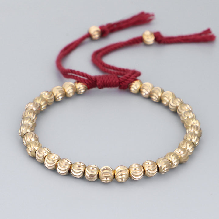 Hand-woven Creative Shaped Copper Beads Play – Jewelry Gift Ideas — 1