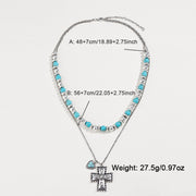 Semi-precious Stone Beaded Twin Earrings For Women – Gifts for Her — 12