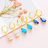 Women's 24K Gold-plated Zircon Earrings – Gifts for Her — 1