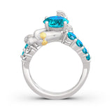Fashion Two-tone Mermaid Open Ring – Stylish Gifts — 4