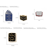 Cartoon book flip book brooch – Jewelry Gift Ideas — 2