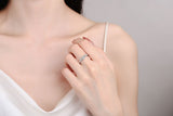 Women's 925 Sterling Silver Moissanite Ring – Gifts for Her — 12