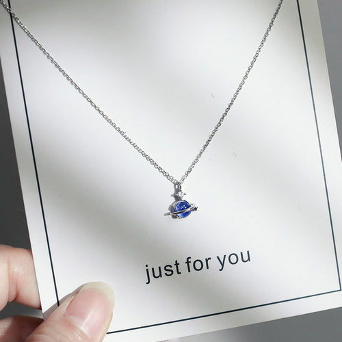 Asteroid Necklace Female Sterling Silver Clavicle – Jewelry Gift Ideas — 1
