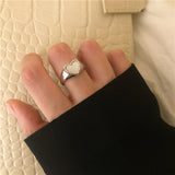 Temperament Shell Love Ring Female 925 Silver – Gifts for Her — 3